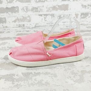 New Toms Youth Behemoth Pink Slip On Casual Sneakers M666